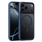 Applicable To 17ProMax Phone Case Skin Feeling Frosted Transparent Magnetic Drop-resistant Protective Cover