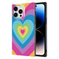 Cocomii - Rectangle Case Compatible with iPhone 14 Pro Max - Compatible with MagSafe Colorful Latte Art Love Hearts Glossy Magnetic Phone Case for iPhone 14 Pro Max 6.7 inch Rainbow