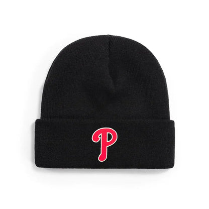 MIENAOC Unisex Beanie for Phillies Men and Women Knit Hat Winter Caps Hats Beanies ，One Size