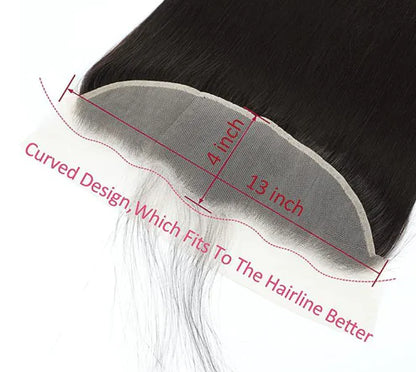 13*4 Lace Front Straight Human Hair Wig
