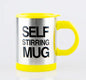 Automatic Stirring Glass Mug - Electric Stainless Steel Cup