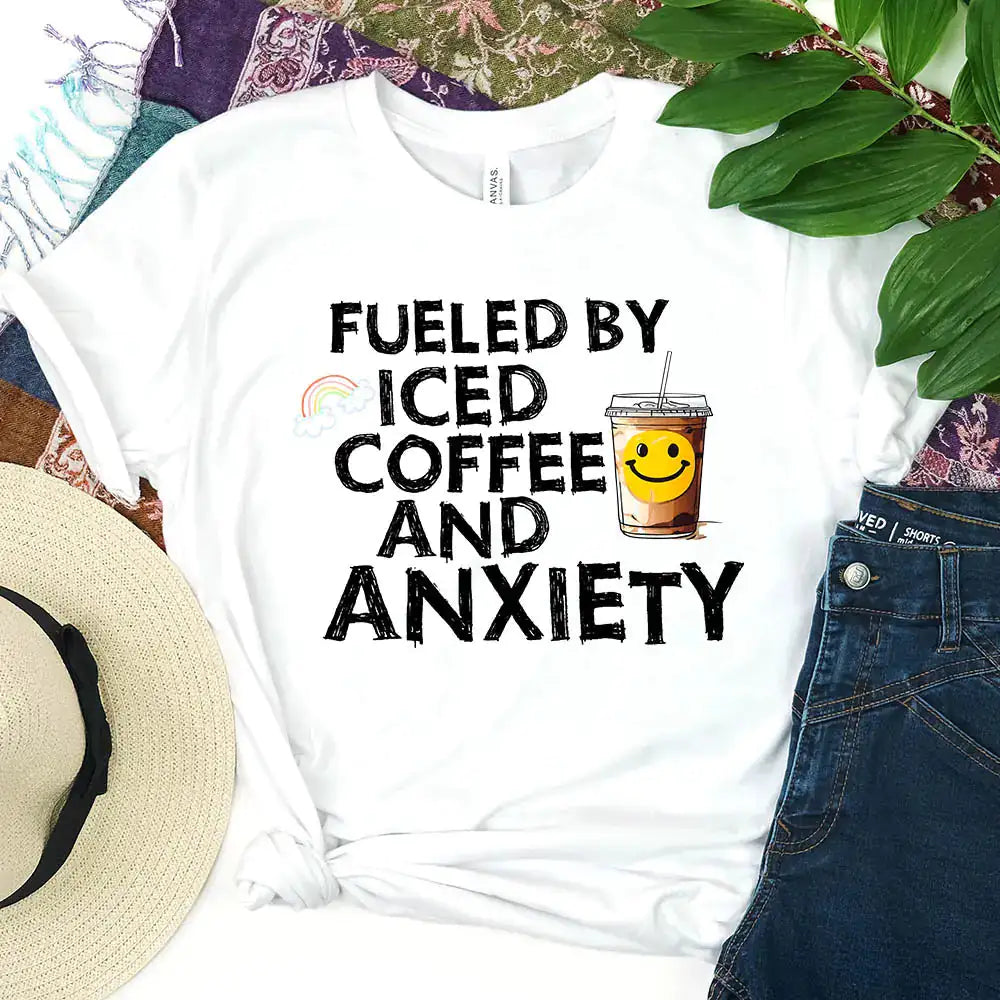 Fueled By Coffee and Anxiety – DTF Transfer