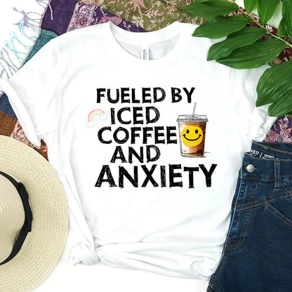 Fueled By Coffee and Anxiety – DTF Transfer