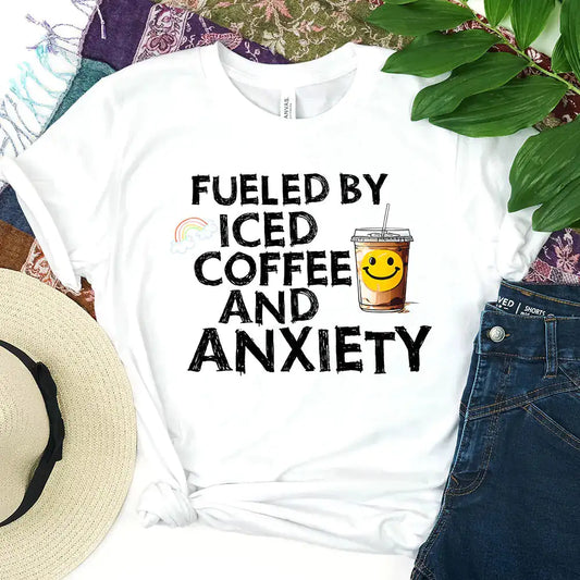 Fueled By Coffee and Anxiety – DTF Transfer