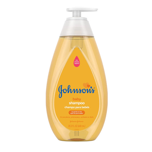 Johnsons Baby Shampoo with Tear-Free Formula Shampoo for Babys Delicate Scalp & Skin Gently Washes Away Dirt & Germs Paraben- Phthalate- Sulfate- & Dye-Free 20.3 fl. oz