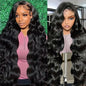 Body Wave Lace Front Wigs Human Hair 26 inch 180% Density 13x4 HD Transparent Lace Frontal Wigs Human Hair Pre Plucked With Baby Hair Human Hair Lace Front Wigs Body Wave Glueless Wig Natural Color